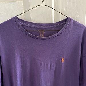 Polo by Ralph Lauren Men's Short Sleeve Purple Tee